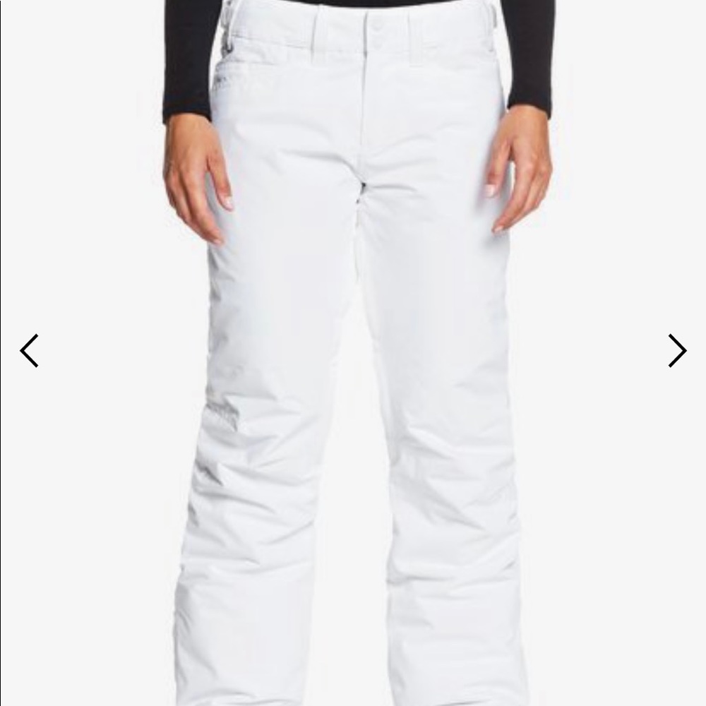 NWT Roxy White Backyard Ski Pant